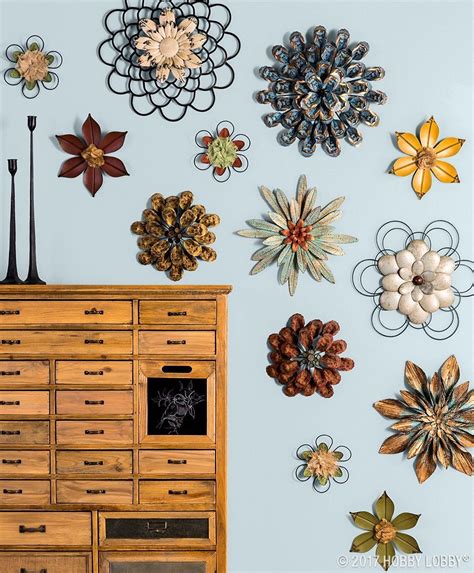 3d flower wall decor hobby lobby. Add color, texture and dimension to any space with metal ...