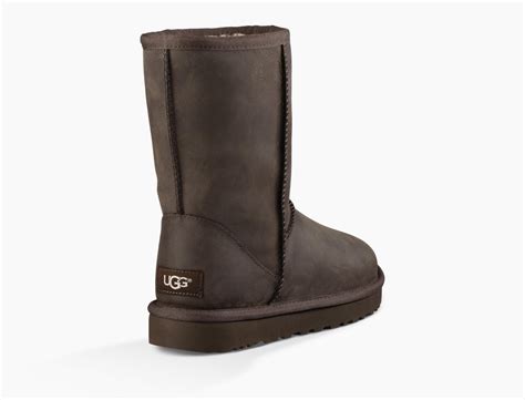 Ugg® Classic Short Leather Boot For Women Ugg® Uk