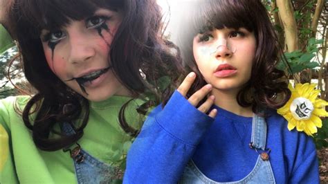 How I Do My Frisk And Chara Cosplay Makeup 🌼 Slightly Outdated Tbh