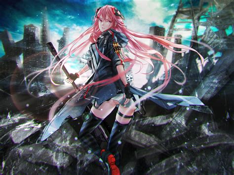 Wallpaper Anime Girls Pink Hair Long Hair 1333x1000 Yanne010