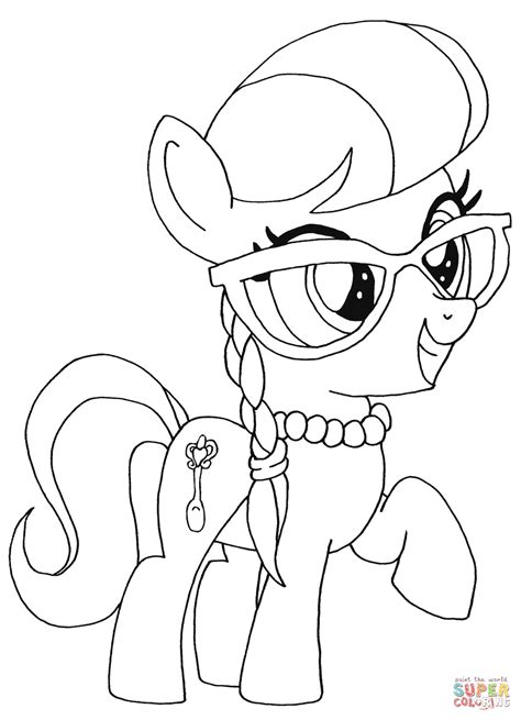 My Babe Pony Silver Spoon Coloring Page From My Babe Pony Category Select From