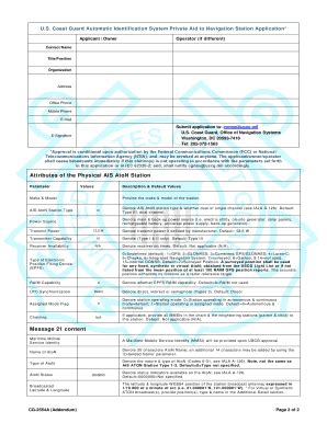 Fillable Online Navcen Uscg Uscg Ais Aton Applications Navcen Uscg