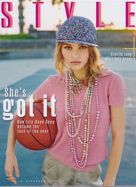 Style Magazine Lily Rose Depp Magazine Canteen