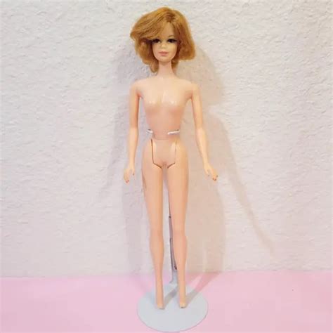 Vintage Mod Stacey Barbie Doll Titian Red Hair Short Flip Tnt Japan