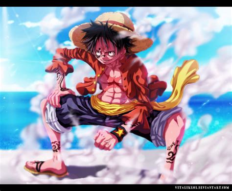 I had so much fun working on this art piece and i have included art timelapse for you all to watch to see the progress. Luffy: Gear 2nd by VitalikLoL