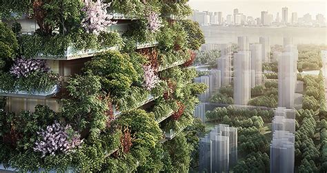 Chinas First Vertical Forest In Nanjing To Include 1100 Trees And