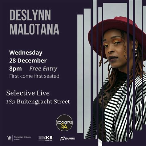 Deslynn Malotana Plays Selective Live Selective Live Cape Town