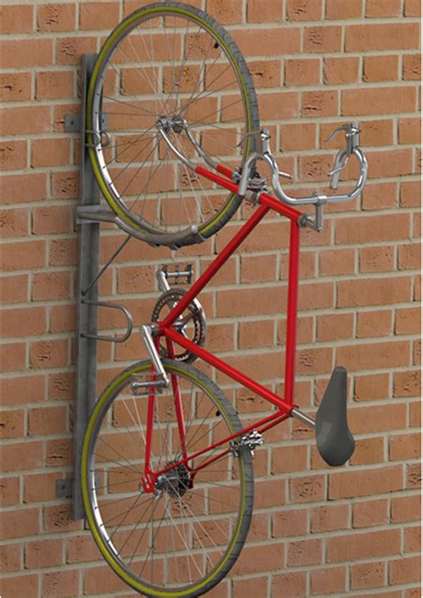 Wall Bike Rack With Locking Point Bicycle Wall Mount Bike Rack Wall