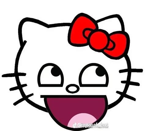 Hello Kitty Red Bow Epic Face Icon Hello Kitty Pictures Hello Kitty