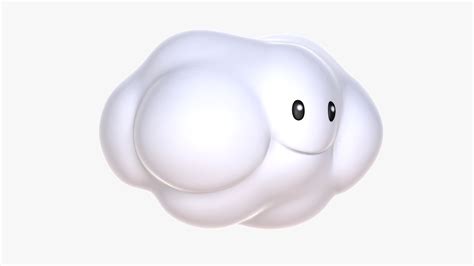 Lakitu Cloud Super Mario 3d Model Turbosquid 1561395