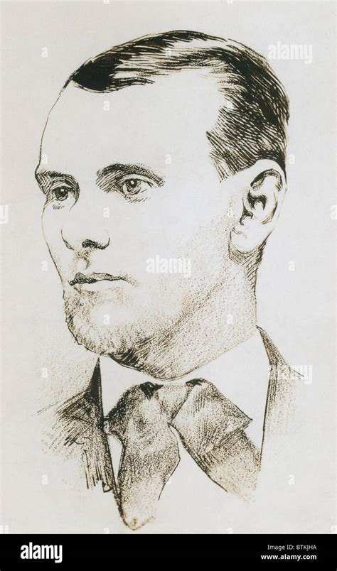 Jesse James 1847 1882 American Robber And Outlaw Drawing Made From