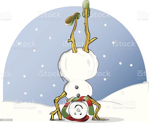 Planet earth and world is upside down. Snowman Being Upside Down Stock Illustration - Download ...