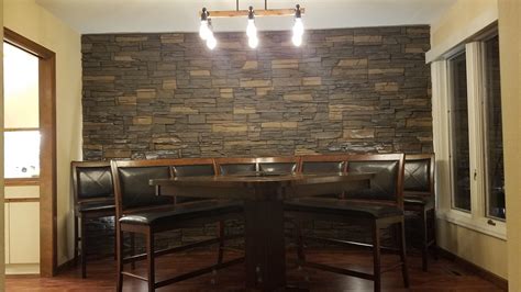 Photo Wall Ideas For Dining Room ~ Alderwood Eldorado Stones Bodhiwasuen