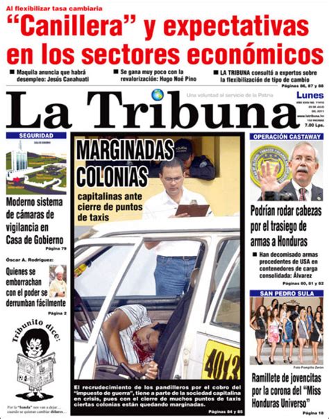 Diario La Tribuna Honduras Sucesos