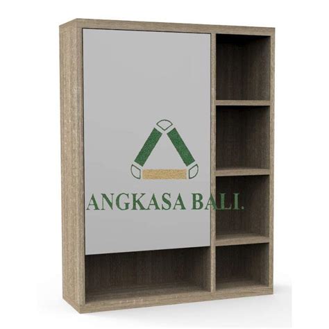 Pengiriman gosend one day delivery Jual Lemari Kaca Kamar Mandi BR 93011 Expo di Bali Angkasa ...