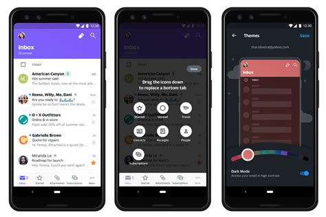 Yahoo Mail App Gets Design Update Focussing On One Handed Usage