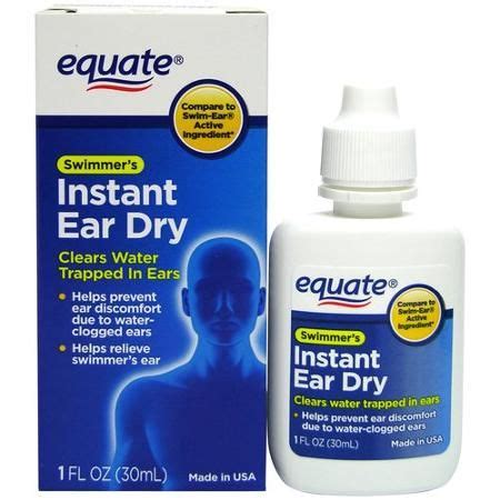 Equate Swimmer'S Instant Ear Dry , 1 Oz - Walmart.com | Swimmers ear