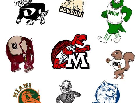 21 Of Our Favorite Offbeat Retro College Sports Logos