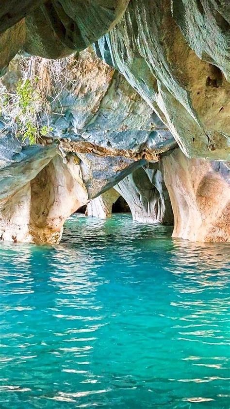Marble Caves General Carrera Lake Chile Wallpaper Backiee