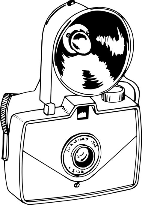 Old Fashioned Camera Vector Clipart Image Free Stock Photo Public