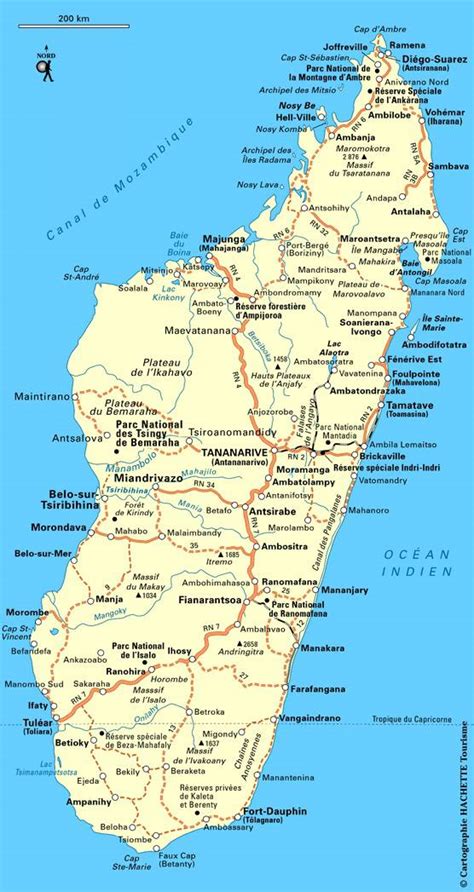 Carte De Madagascar Plusieurs Carte Dde Lîle Et Pays En Afrique