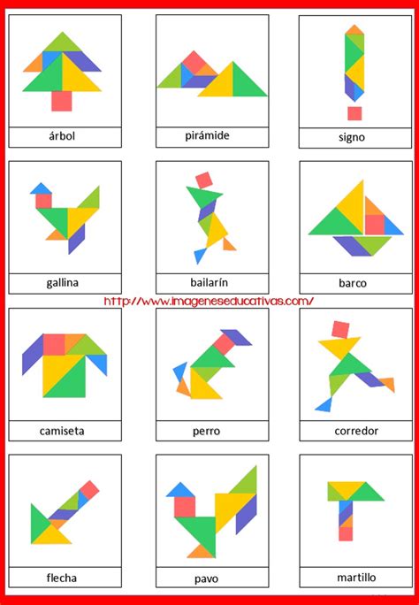 Tangram Figuras Para Imprimir 15 Imagenes Educativas