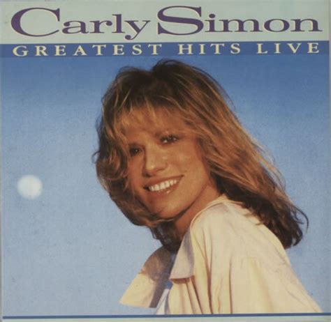 Carly Simon Greatest Hits Live 1988 Lp