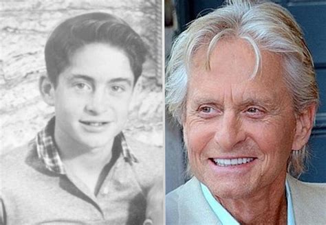 Michael Douglas Poses Michael Younger