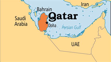 Qatar Map Qatar Maps Ecoi Net