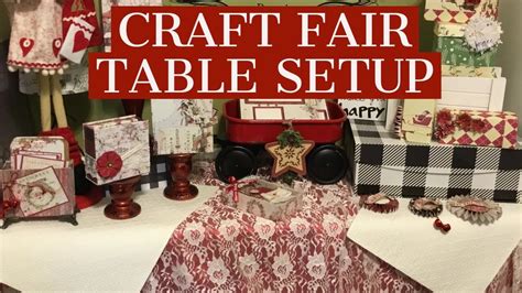 How I Setup My Craft Fair Table Have A Look Youtube Craft Fair