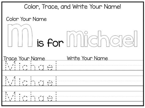 Free Editable Name Tracing Worksheet 5 Day Made By Teachers Name