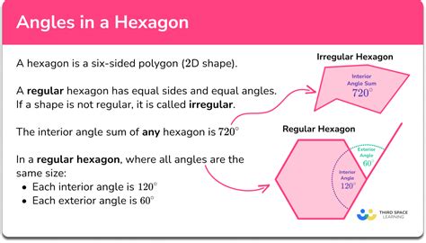 Angles In A Hexagon Gcse Maths Steps Examples Worksheet