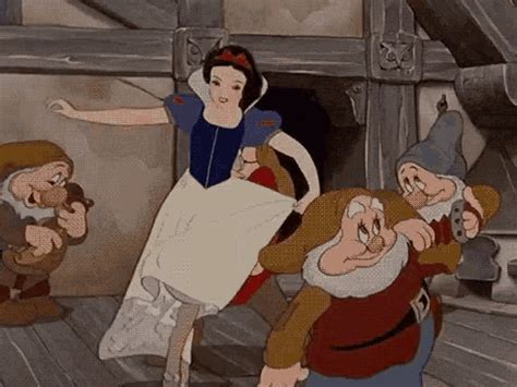 Snow White Seven Dwarfs GIF Snow White Seven Dwarfs Dancing Discover Share GIFs Snow