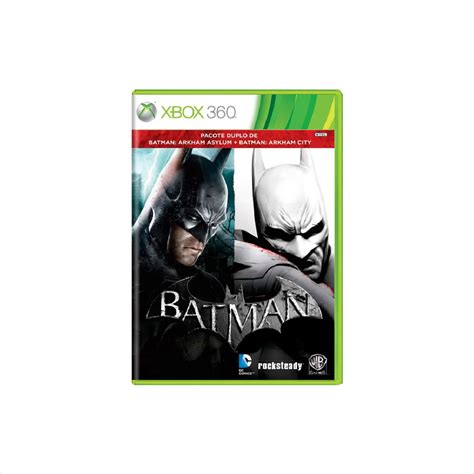 Jogo Batman Arkham Asylum Batman Arkham City Xbox 360 Usado