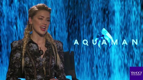 Aquaman Amber Heard Interview Youtube