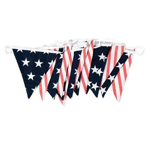 Usa Stars And Stripes Cotton Bunting By The Cotton Bunting Company