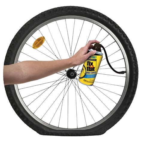 How to change a flat bike tire. Fix-A-Flat® Bikes Only: Automotive Product Review by ...