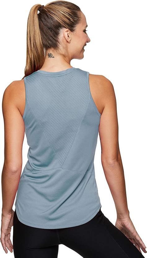 Rbx Active Womens Sleeveless Athletic Performance Running Workout Yoga