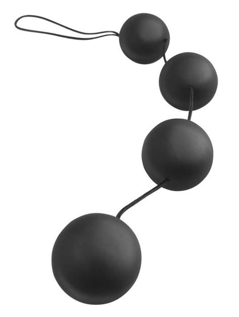 Afc Deluxe Vibro Balls Black Sex Toys Balls Beads Anal Softland
