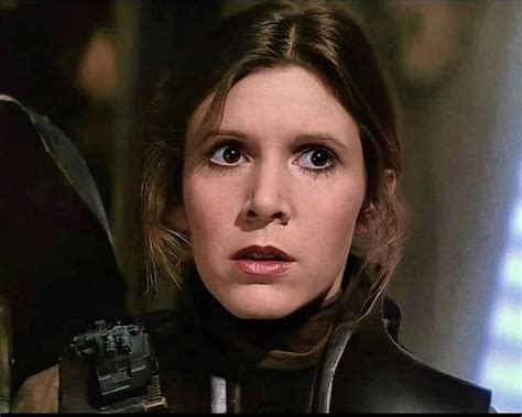 Intense Close Up Of Leia Organa Solo