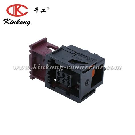 Kinkong 6 针母 Pbt Asa Gf30 电动汽车连接器适用于 Tyco 6 1355683 1 6 1355679 月