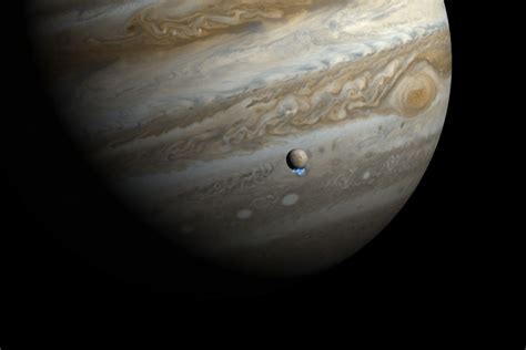 Hubble Spots Water Vapour Rising From Jupiters Europa Moon