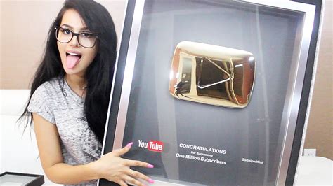 1000000 Subscribers Gold Play Button Youtube