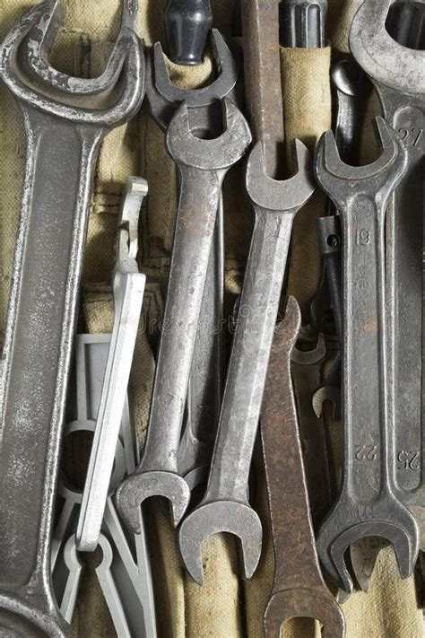 Old Rusty Wrenches Stock Photo Image Of Repair Group 199032960