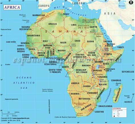 Mapa De Africa Mapa Africa Africa Mapa Mapa Politico De Africa Mapas Del Mundo