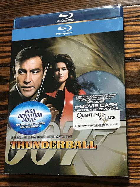 Thunderball USA Blu Ray Amazon Es Connery Sean Auger Claudine Celi Adolfo Paluzzi
