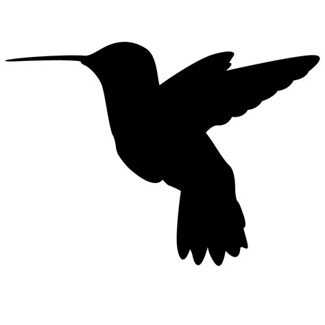 Hummingbird Clipart Black And White - ClipArt Best