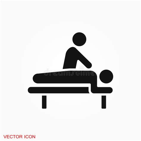 Massage Icon Spa Logo Illustration Sign Symbol For Design Stock Illustration Illustration