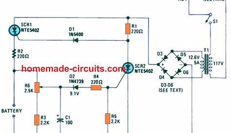 crt charger circuit diagram