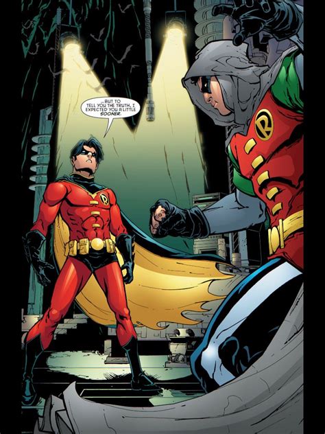 Robin Vs Damian Wayne Tim Drake Robin Superhero Batman Comics